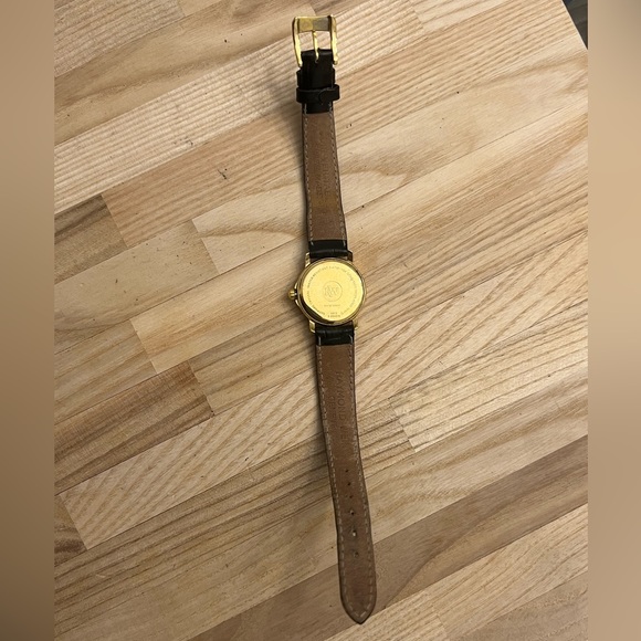 Raymond Weil Geneve Ladies Watch Ultra Rare 18K Gold Plated Case White Dial - Picture 11 of 17